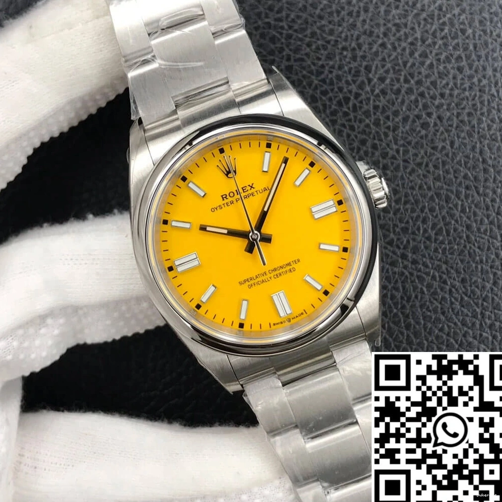 Rolex Oyster Factory Dial Yellow 36MM Perpetual M126000-0004 EW 0218